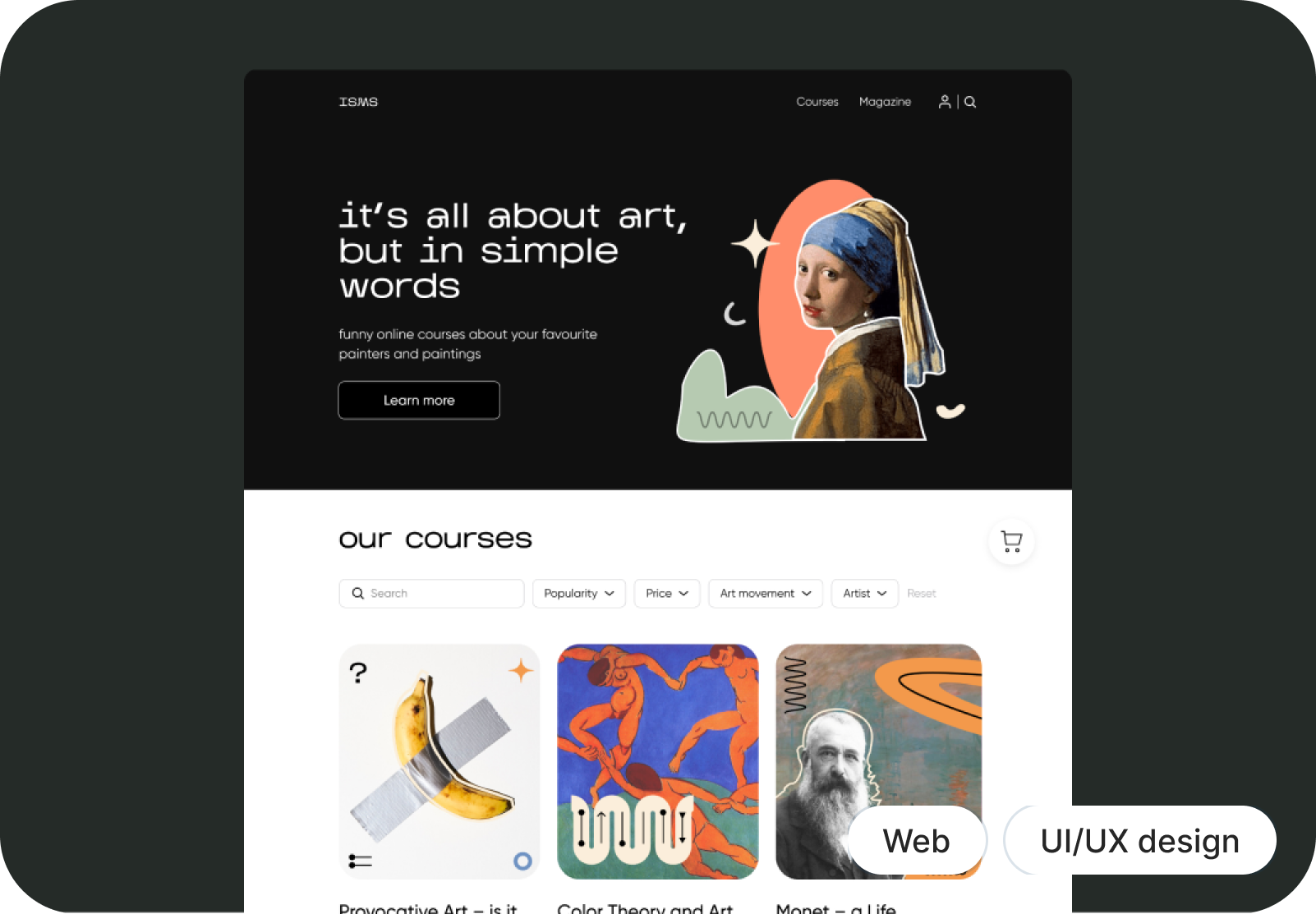 ISMS — Online courses about art
